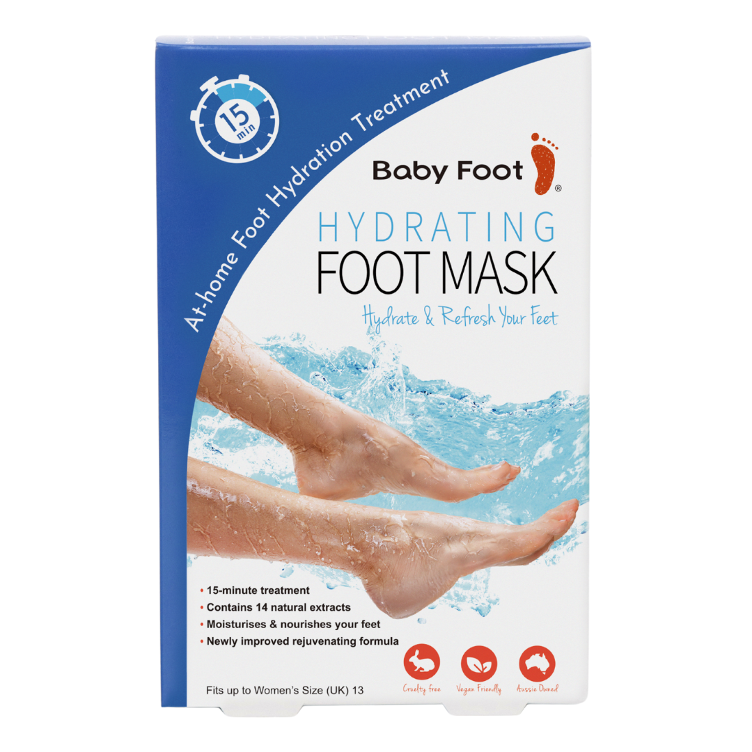Baby Foot Hydrating Foot Mask – 15 minute Intense Hydration Mask for Dry Feet